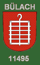 Wappen von Bülach und Loknummer 11495